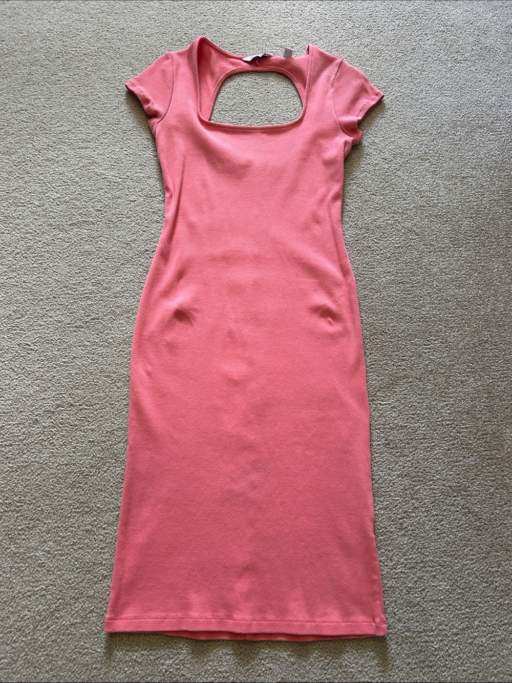 Nine W. open back midi dress